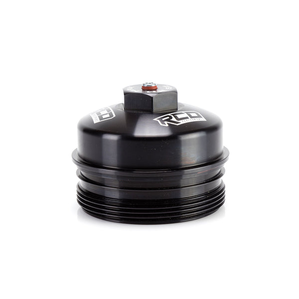 6.0L / 6.4L Ford Power Stroke Billet Aluminum Oil Filter Cap / Lower Fuel Filter Cap