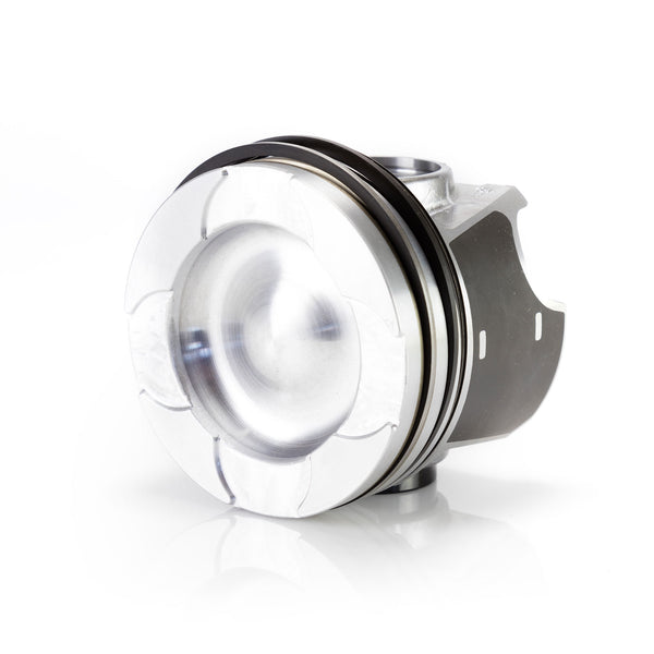 6.4L Ford Power Stroke Mahle Fly Cut and De-Lipped Piston Kit With Rings