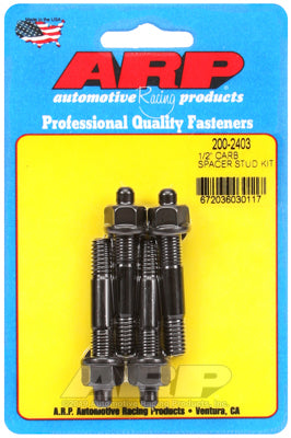 ARP 200-2403 Carburetor Stud Kit Carburetor with 1/2 in spacer
