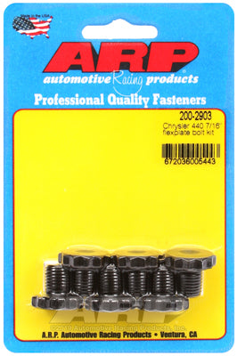 ARP 200-2903 Flexplate Bolt Kit Chrysler SL6 2.9L V6 and 273-440 V8 with 6-Bolt Crank