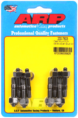 ARP 200-7603 Valve Cover Stud Kit Cast Aluminum Valve Covers 1/4-20 (14-Piece)