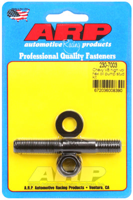 ARP 230-7003 Oil Pump Stud Kit Chevy Small/Big Block V8 with high volume oil pump (hex nut)