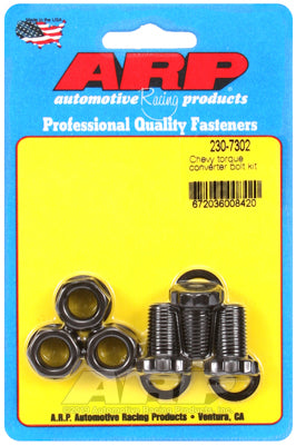 ARP 230-7302 Torque Converter Bolt Kit Chevrolet Powerglide, TH350, and TH400 with most aftermarket converters