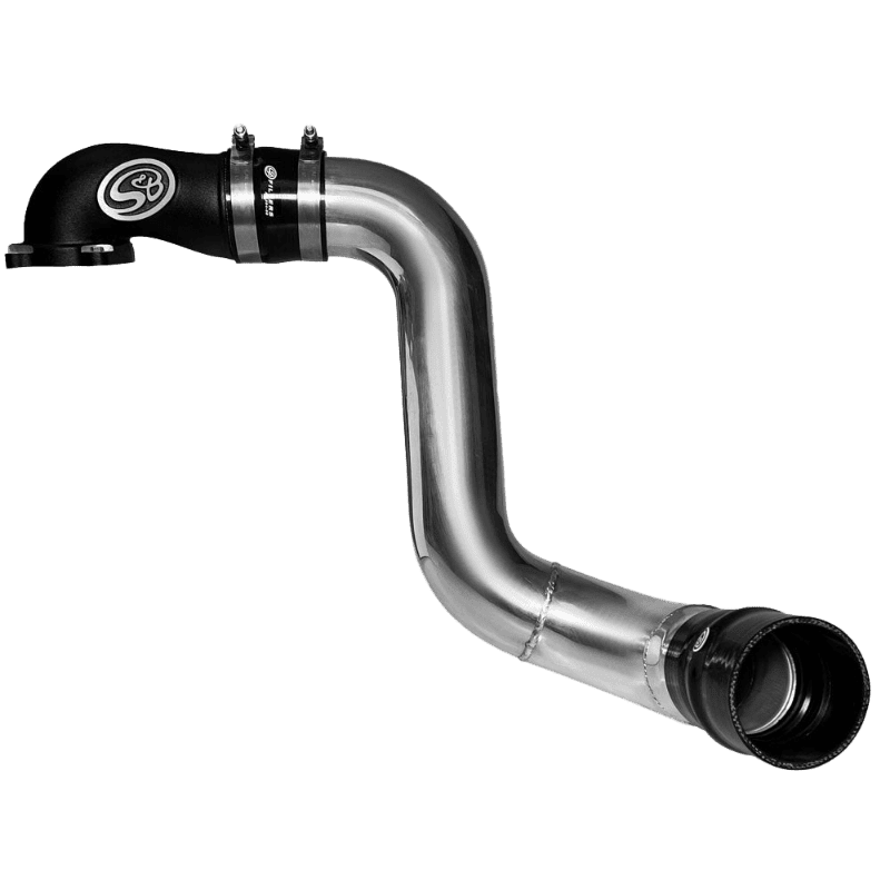 S&B 76-1003B / Intake Elbow / For 2003-2004 / Ford Excursion / F-250 / F-350 6.0L Diesel / With Cold Side Intercooler Piping & Boots