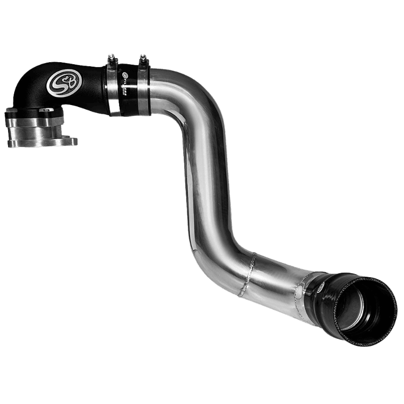 S&B 76-1010B / Intake Elbow / For 2005-2007 Ford F-250 / F-350 6.0L Diesel / With Cold Side Intercooler Piping & Boots