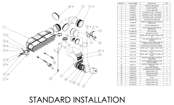 Particle Separator for 2023-2026 Speed UTV 