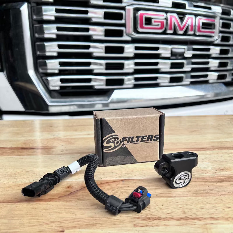 S&B 82-1007 / Lower MAP Sensor Spacer Kit / For 2024-2026 Chevrolet Silverado / GMC Sierra 2500 / 3500 6.6L Duramax L5P