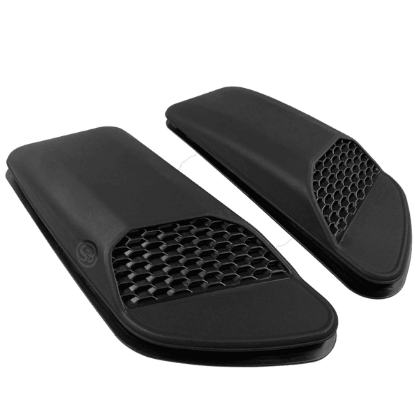 S&B AS-1014 / Air Hood Scoops / For 2018-2025 Jeep Wrangler JL 2.0L Turbo / 2019-2025 Wrangler JL 3.6L Gas / 2020-2025 Jeep Gladiator 3.6L Gas / S&B Intake Required