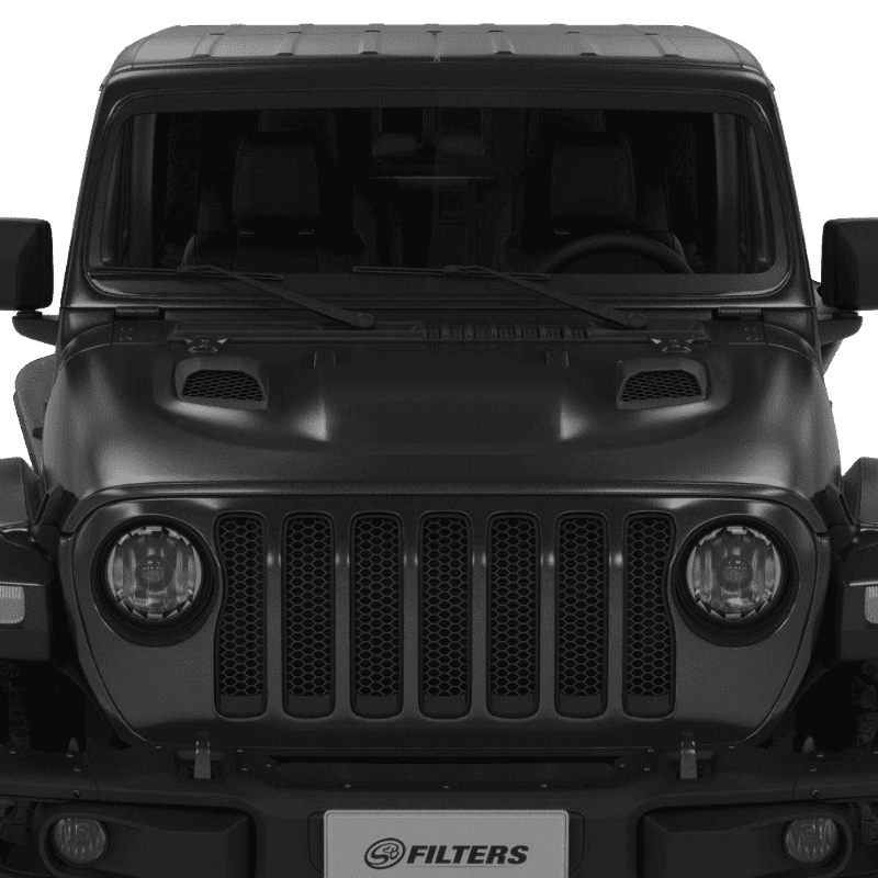 S&B AS-1015 / Air Hood Scoops / For 2018-2025 Jeep Wrangler JL / 2020-2025 Jeep Gladiator / Scoops Only