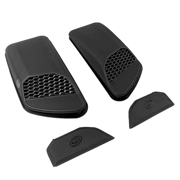 S&B AS-1015 / Air Hood Scoops / For 2018-2025 Jeep Wrangler JL / 2020-2025 Jeep Gladiator / Scoops Only