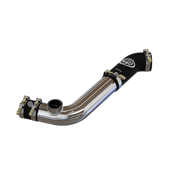 S&B / Cold Side Intercooler Pipe / For 2020-2024 / Ford Explorer ST, Explorer, Lincoln Aviator 3.0L With Blowoff Valve Flange for Turbosmart Raceport