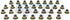 MAHLE Valve Stem Oil Seal Set SS46062 2011-2023 Ford 6.7L Power Stroke