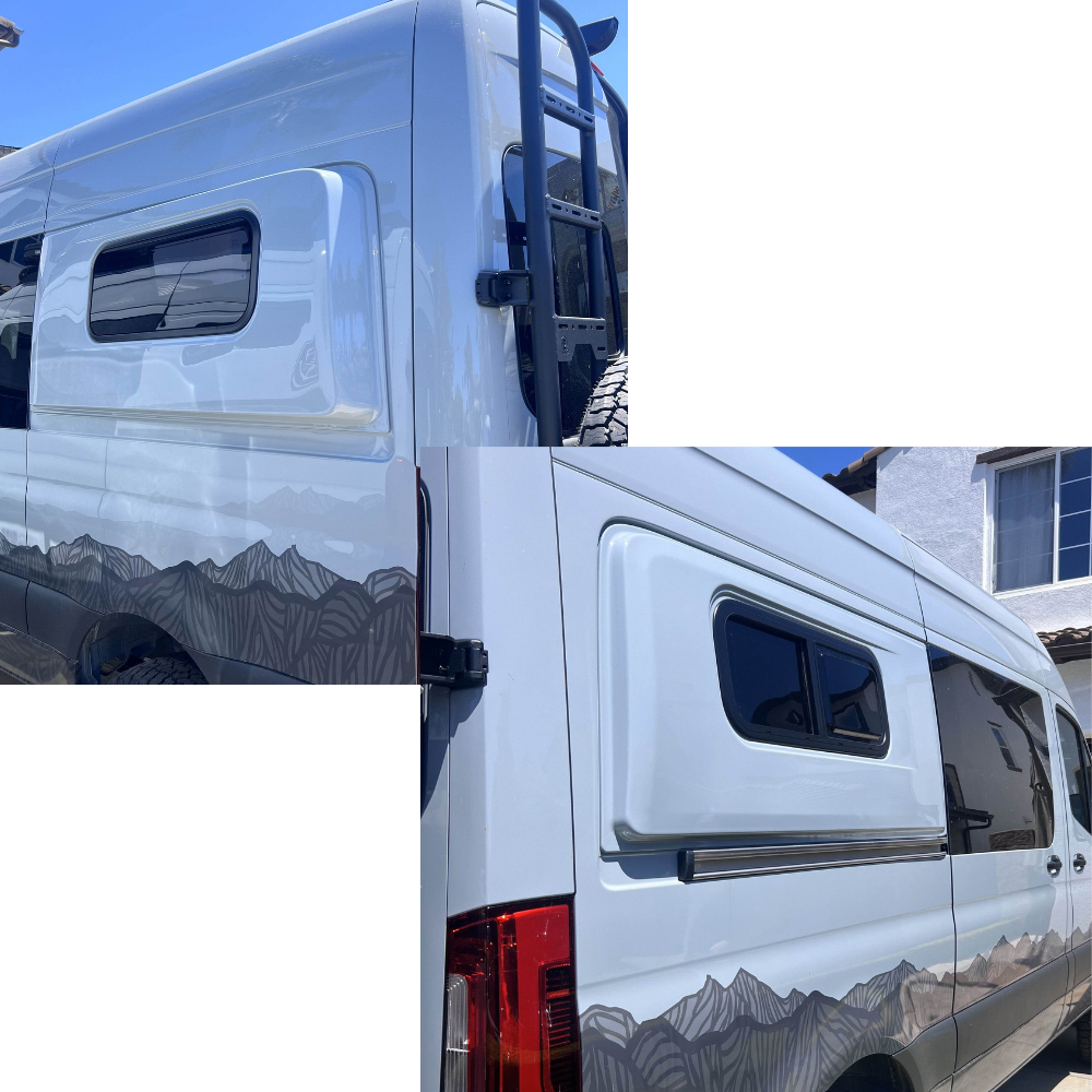 S&B 70-1000 / 70-1001 / 70-1002 / 70-1003 Wideouts / For Mercedes Sprinter 144" Vans