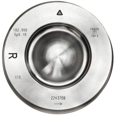 MAHLE Piston w/ Rings 224-3708WR.040 2006-2010 GM 6.6L Duramax LBZ / LMM