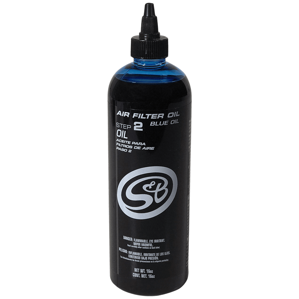 S&B 88-0011 / 16 oz. Bottle of Air Filter Oil - Blue