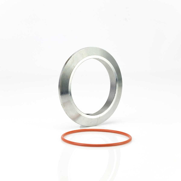 Mild Steel S400 3" Weld On CAC V Band Flange and O-Ring Kit.