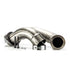 6.4L Ford Power Stroke 4" S300 / S400 409 Stainless Steel Down Tube