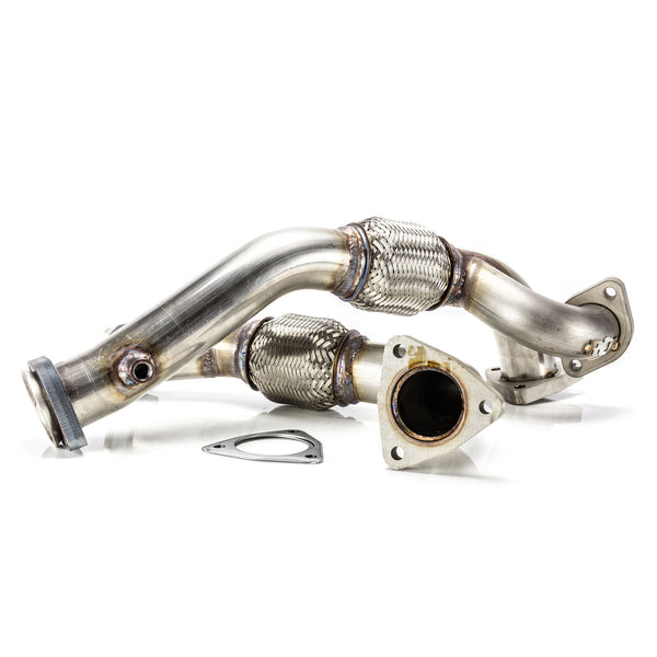6.4L Ford Power Stroke 304 Stainless Steel Heavy Wall Up Pipe Set