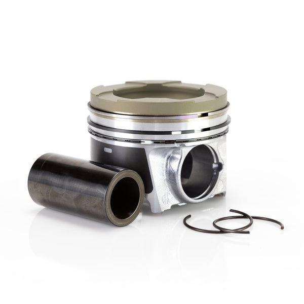 6.4L Ford Power Stroke Mahle Fly Cut, De-Lipped & Ceramic Coated Single Piston Kit With Rings